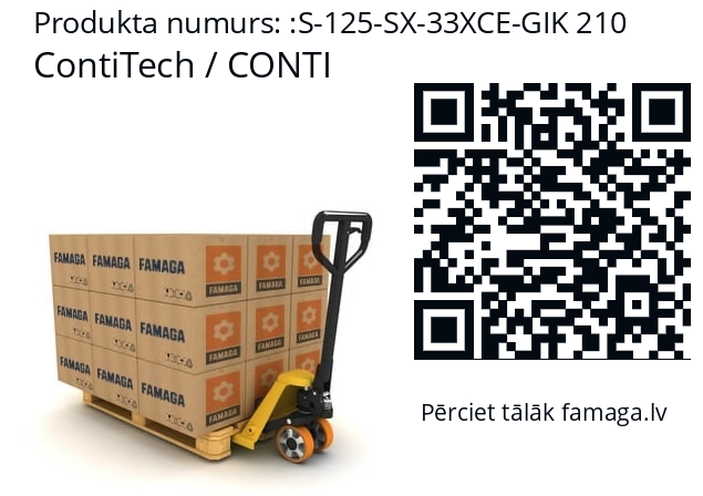   ContiTech / CONTI S-125-SX-33XCE-GIK 210
