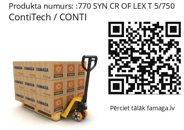   ContiTech / CONTI 770 SYN CR OF LEX T 5/750
