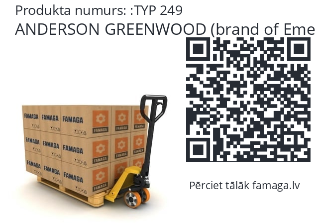   ANDERSON GREENWOOD (brand of Emerson) TYP 249
