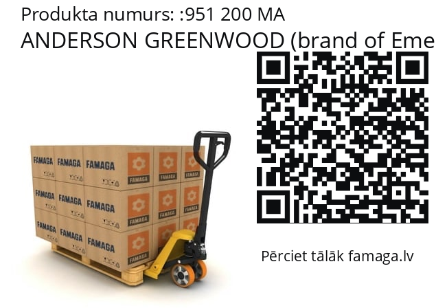   ANDERSON GREENWOOD (brand of Emerson) 951 200 MA