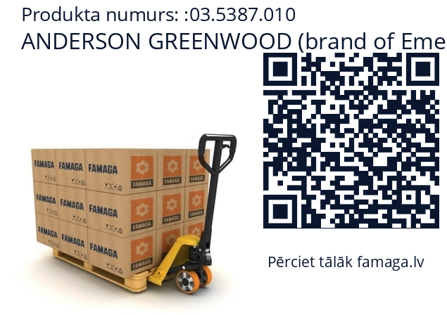   ANDERSON GREENWOOD (brand of Emerson) 03.5387.010
