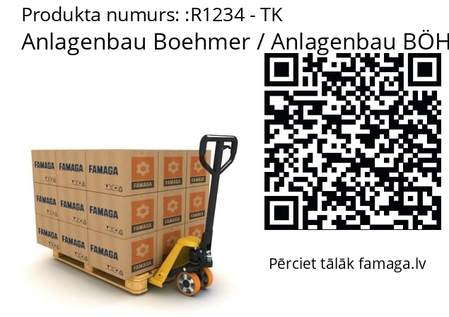   Anlagenbau Boehmer / Anlagenbau BÖHMER R1234 - TK