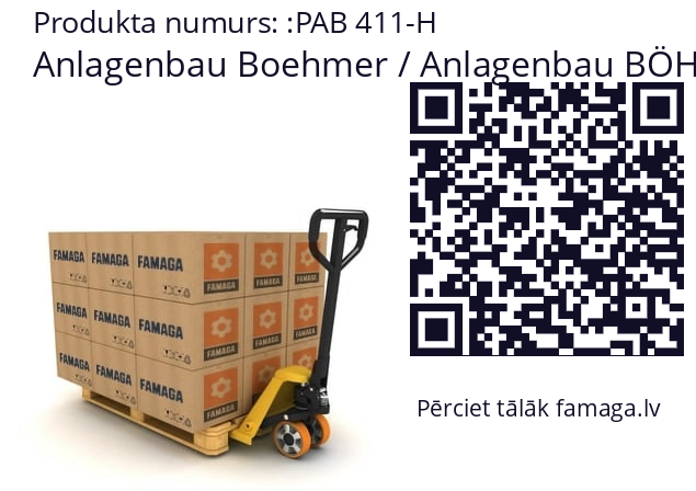   Anlagenbau Boehmer / Anlagenbau BÖHMER PAB 411-H