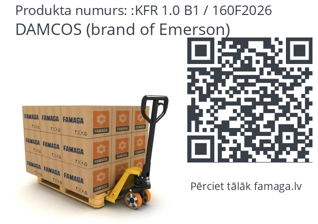   DAMCOS (brand of Emerson) KFR 1.0 B1 / 160F2026