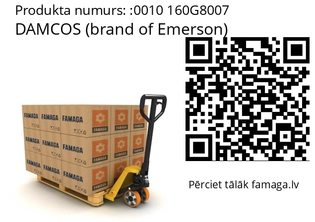   DAMCOS (brand of Emerson) 0010 160G8007