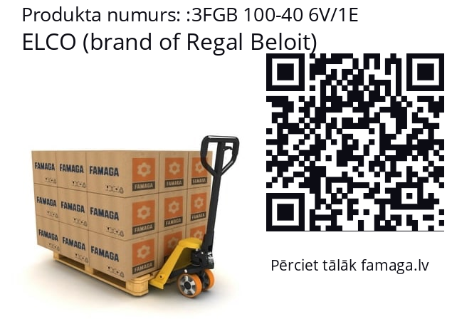   ELCO (brand of Regal Beloit) 3FGB 100-40 6V/1E