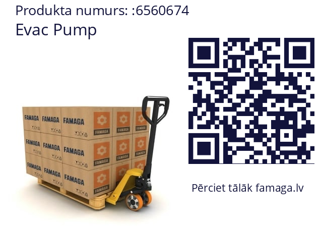   Evac Pump 6560674