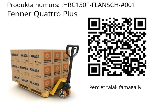  Fenner Quattro Plus HRC130F-FLANSCH-#001