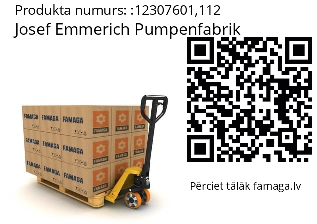   Josef Emmerich Pumpenfabrik 12307601,112