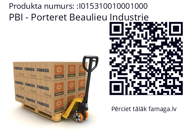   PBI - Porteret Beaulieu Industrie I015310010001000