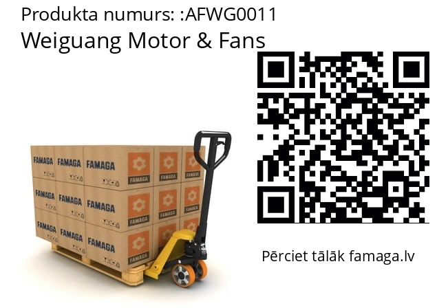   Weiguang Motor & Fans AFWG0011
